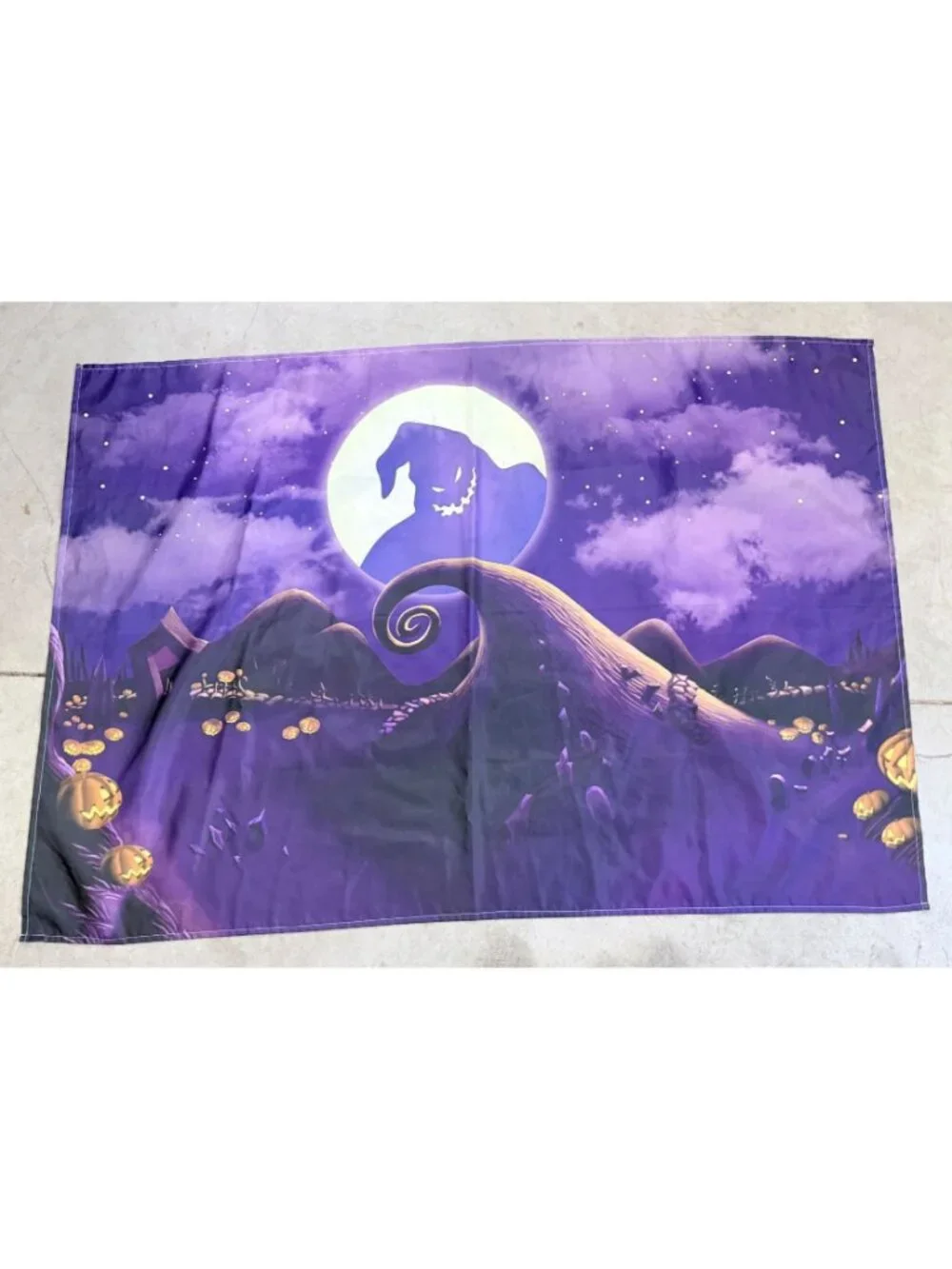 The Nightmare Before Christmas Tapestry Wall Hanging Oogie Boogie Halloween 56